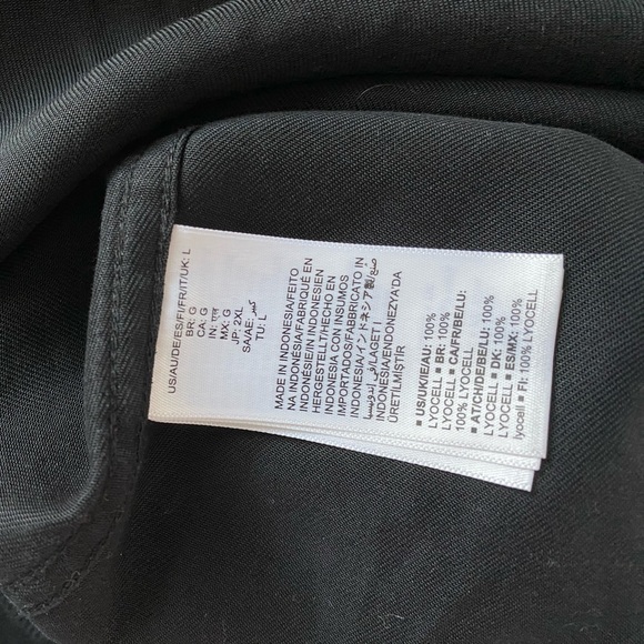 Daily Ritual | Women's Tencel Oversized Short-Sleeve Button-Front Shirt - Picture 7 of 11